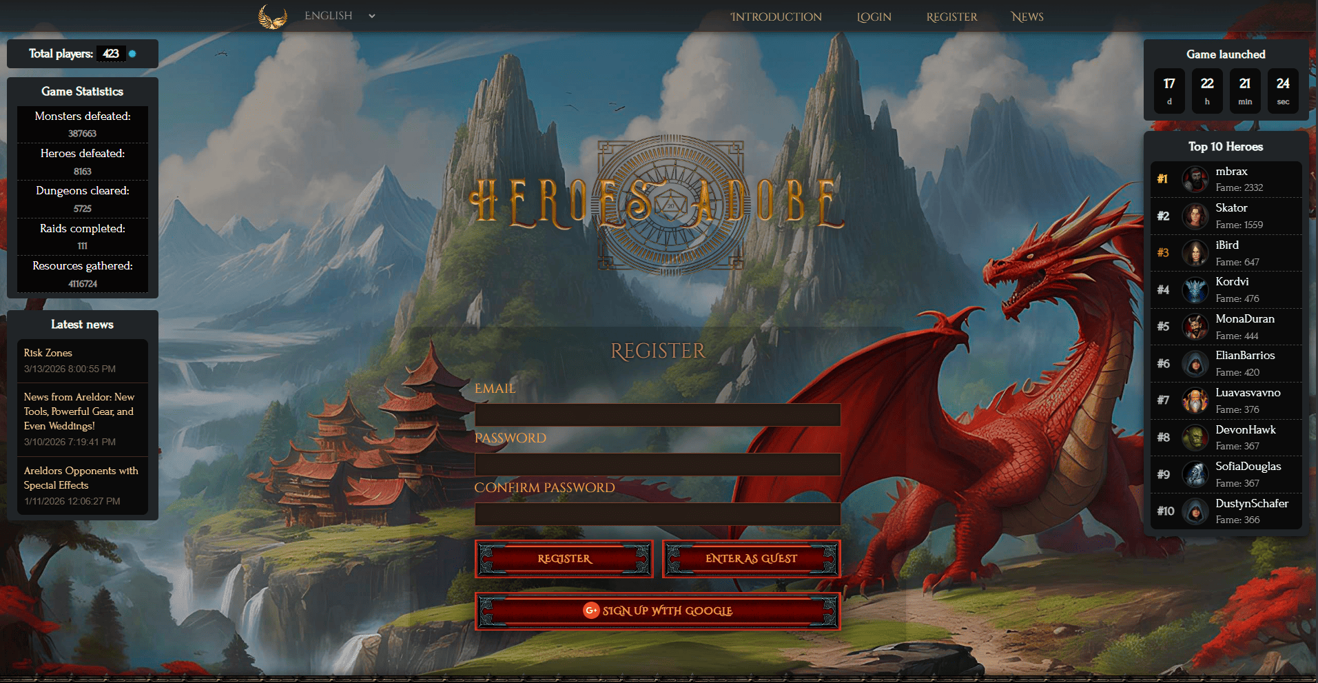 Entering the World of Areldor